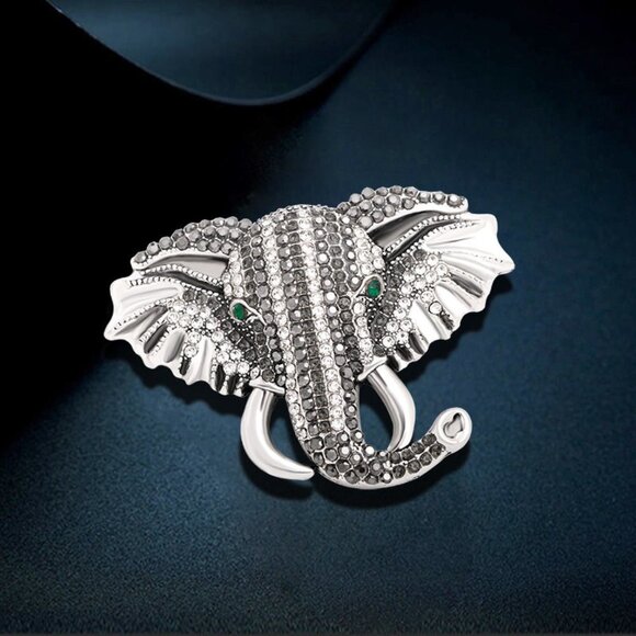Elephant Brooch - Picture 2 of 3